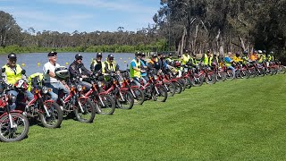 Highlights from the EchucaMoama Great Postie Bike Adventure 🔥 [upl. by Atinauj311]