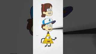 Gravity Falls Characters Puzzle 🧩 shortsvideo puzzle [upl. by Acilef]