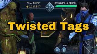 Twisted Solo Raid Tag Shenanigans  Injustice 2 Mobile [upl. by Dowling]