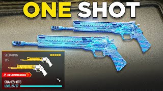 new ONE SHOT AKIMBO SNAKE SHOTS in WARZONE 3 😯 Best TYR Class Setup  MW3 [upl. by Ahsenad362]