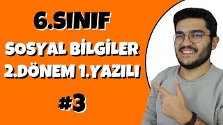 6Sınıf Sosyal Bilgiler 2Dönem 1Yazılı [upl. by Namqul]