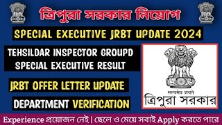 Good News  Tripura Police Special Executive Result Merit List JRBT Update 2024  Kokborok Video [upl. by Tham]