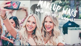 Makeup Wars with my sister Savannah Labrant [upl. by Yatnod]