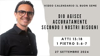 27 SETTEMBRE 2024 Calendario cristiano IL BUON SEME [upl. by Koziarz2]