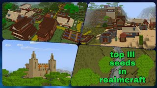 Top 3 best seeds in realmcraft  by Realmplayz [upl. by Waldon89]