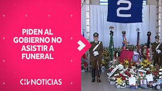 Familia pide al gobierno NO ASISTIR AL FUNERAL de carabinero asesinado en San Antonio [upl. by Adamik9]