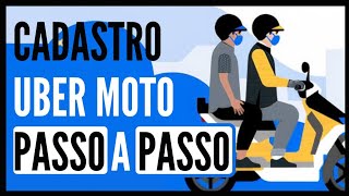 Como se cadastrar na Uber Moto  PASSO A PASSO [upl. by Ahsyen]