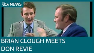 Brian Clough meets Don Revie in that 1974 ITV Calendar interview  ITV News [upl. by Zednanreh487]