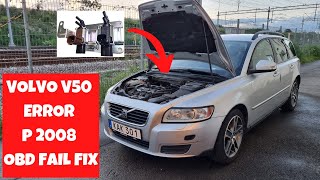 How to fix VOLVO V50 OBD Error P2008 P1246  Intake Manifold Solenoid Problem [upl. by Janus]