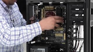 Howto install the motherboard into a case [upl. by Nevah597]