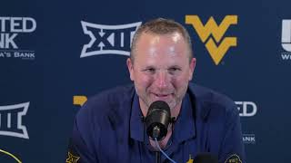 WVU MBB HC Darian DeVries After Beating RMU in 202425 Season Opener [upl. by Delmar]