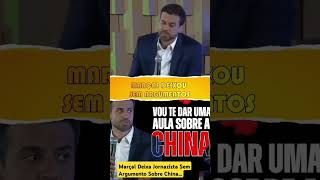 marçalprefeito Deixa jornalista Sem argumento SOBRE china Vou Te Dar Uma aula saopaulo react [upl. by Surtemed387]