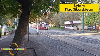 Tramwaje  Bytom Plac Sikorskiego [upl. by Colet]