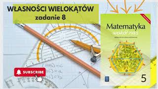 Zadanie 8 Oblicz miarę czwartego kąta czworokąta jeżeli miary pozostałych kątów wewnętrznych tego [upl. by Nitza807]