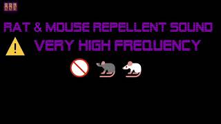 ⚠️Rat amp Mouse Repellent Sound Very High Frequency 6 Hours🚫🐀 🐁 [upl. by Oxford]