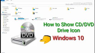 How to Fix CDDVD Icon Not Showing in Laptop Windows 10 😱😱 [upl. by Ivatts]