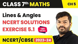 Class 7 Maths Chapter 5 Exercise 51  Lines and Angles  NCERT Class 7 Maths [upl. by Guimond]