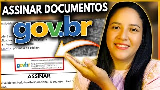 Como ASSINAR AUTENTICAR DOCUMENTOS pela conta GOVBRSIMPLESDIGITALMENTE [upl. by Colet]