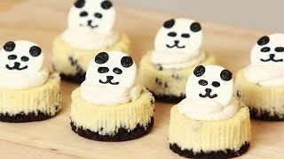 PANDA MINI OREO CHEESECAKE  NERDY NUMMIES [upl. by Armstrong913]