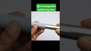 Rechargeable Soldering iron shorts battery soldering [upl. by Ulah]