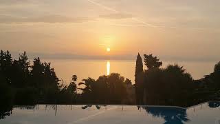 STUNNING SUNRISE  Corfu Aeolos Beach Resort Sept 2023 [upl. by Scoville]