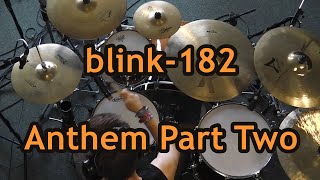 Anthem Part Two blink182 DRUM COVER by Marius Baum [upl. by Rusticus]