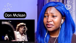 Don mclean  vincent FIRST TIME REACTION [upl. by Cutter654]