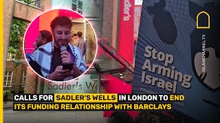 CALLS FOR SADLER’S WELLS IN LONDON TO END ITS FUNDING RELATIONSHIP WITH BARCLAYS [upl. by Ailehs900]