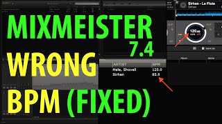 MixMeister Doesnt Recognize Song Tempo FIXED [upl. by Sanfo]