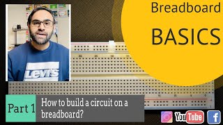 Part 1 Basics of Breadboards for Beginners  Measure Voltage and Current using DMM [upl. by Ontine777]