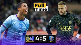 الرقصة الاخيرهquot 🔥🤯 النصرالهلال Psg 54  موسم الرياض 2223  تعليق حسن العيدروس🎙 FHD 💥 [upl. by Aremmat292]