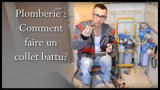 COMMENT FAIRE UN COLLET BATTU CUIVRE [upl. by Aloz]