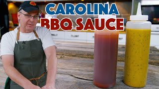 Carolina BBQ Sauce 2 Ways Vinegar Pepper BBQ Sauce amp Mustard BBQ Sauce Recipe [upl. by Ahseiat301]