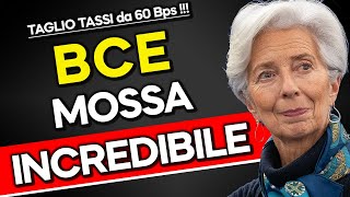 BCE MEGA TAGLIO dei tassi e NESSUNO ne parla [upl. by Yong]