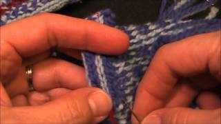 Whip stitch steek video [upl. by Bryn]