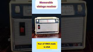 old Geloso vhf model AMFM Radio om 10 transistor soft receiver 1965s in USA antiqueradio viral [upl. by Emmett]