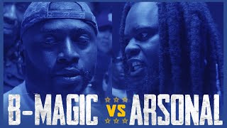 ARSONAL VS B MAGIC CLASSIC RAP BATTLE  RBE [upl. by Ydak]