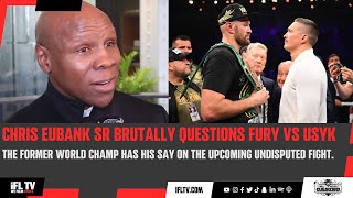 CHRIS EUBANK SNR NOT HOLDING BACK BRUTALLY QUESTIONS TYSON FURY v OLEKSANDR USYK UNDISPUTED FIGHT [upl. by Dilan]