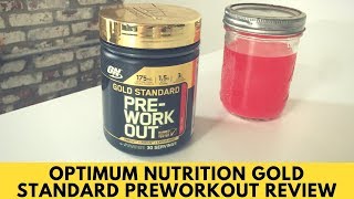 Optimum Nutrition Gold Standard PreWorkout Review [upl. by Ytsirhc]