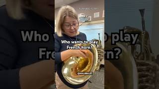 Who wants to play French horn band director frenchhorn percussion saxophone clarinet flute [upl. by Erdnaxela]