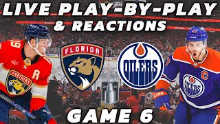 Florida Panthers vs Edmonton Oilers  Live PlayByPlay amp Reactions [upl. by Narhet]