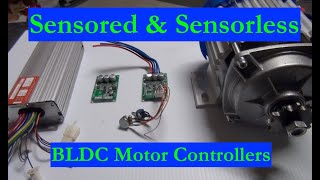 How to Connect a Brushless DC Motor 36V 500W BLDC to Sensored amp Sensorless Controllers 2021 [upl. by Sturrock]