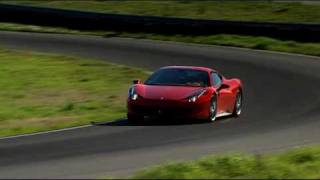 New Ferrari 458 Italia Driving performances with Bridgestone Potenza S001 [upl. by Lyrad]