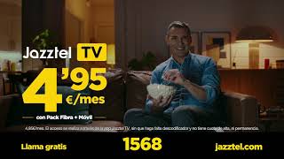 Jazztel TV por sólo 495€mes con nuestra fibra y móvil [upl. by Samuella]