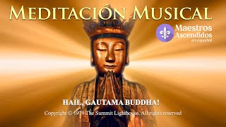 MEDITACIÓN MUSICAL con el maestro GAUTAMA BUDA Música para meditar en su maravillosa presencia [upl. by Rennat]