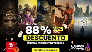 88 Off  Descuentos AAA preHalloween para tu Nintendo Switch [upl. by Aihsyn]