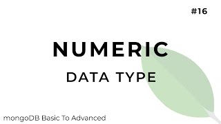 Numeric data types in mongoDB [upl. by Intruok7]