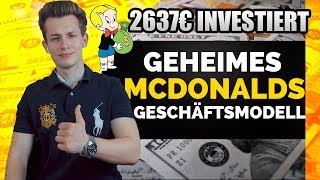 2637€ in McDonalds Aktien investiert Das geheime Geschäftsmodell von McDonalds [upl. by Kreager]