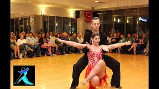 Cha Cha Dance Performance at Ultimate Ballroom Dance Studio in Memphis TN [upl. by Eneg]