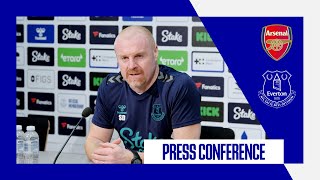 ARSENAL V EVERTON  Sean Dyches press conference  GW38 [upl. by Camarata]